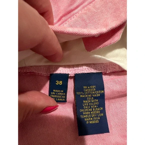Polo Ralph Lauren Shorts Men's‎ Size 38 Pink - Picture 4 of 4